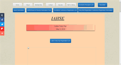 Desktop Screenshot of iahse.org
